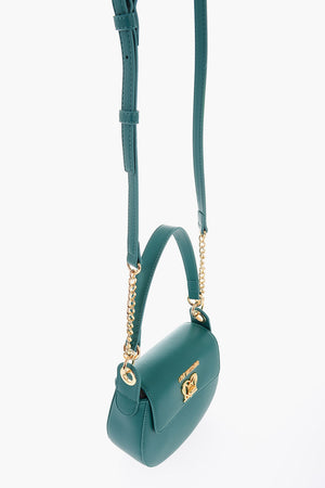 LOVE Borsa Saddle in Ecopelle con Chiusura Turn Lock