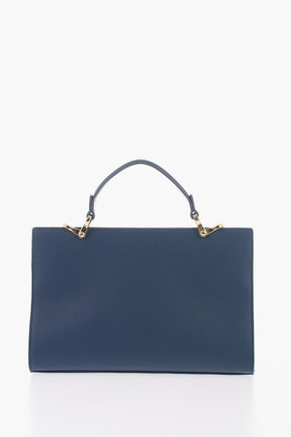 LOVE Solid-Color Bag with Removable Faux-Fur Handle