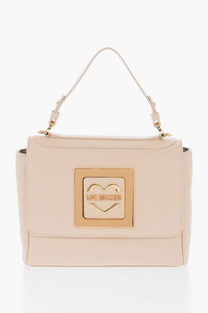 LOVE Handtasche Aus Kunstleder Mit Goldfarbenem Metall-Logo
