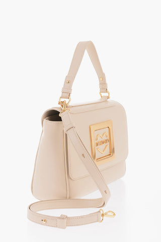 LOVE Handtasche Aus Kunstleder Mit Goldfarbenem Metall-Logo