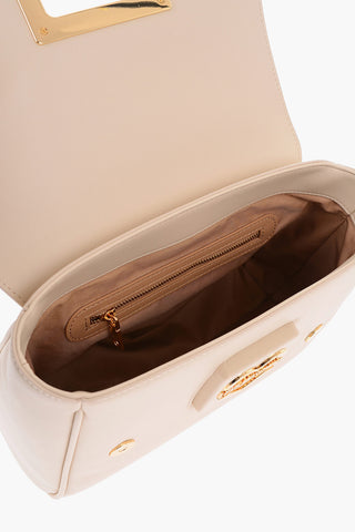 LOVE Handtasche Aus Kunstleder Mit Goldfarbenem Metall-Logo