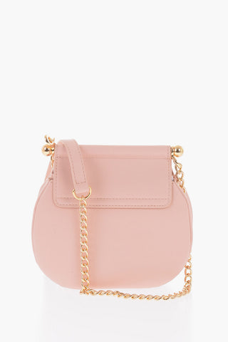 LOVE Faux Leather Crossbody Bag with Turn Lock Closure