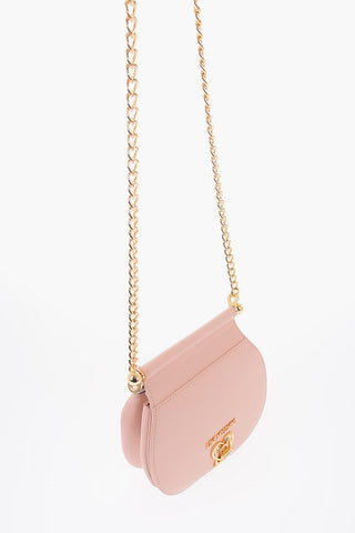 LOVE Faux Leather Crossbody Bag with Turn Lock Closure