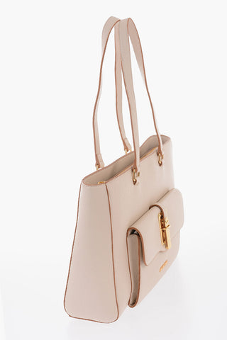 LOVE Tote-Bag Aus Kunstleder Mit Goldfarbenen Details