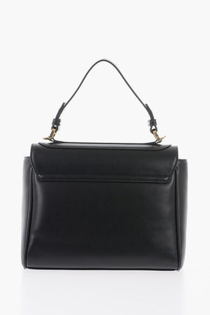 LOVE Borsa a Spalla in Ecopelle con Dettagli Dorati