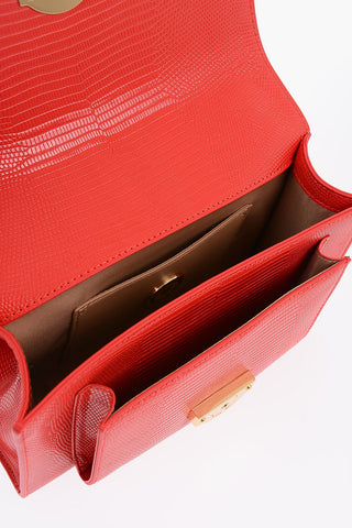 LOVE 인조 가죽 숄더백 메탈 자석 잠금장치
