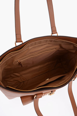 LOVE Tote-Bag Aus Kunstleder Mit Goldfarbenen Details