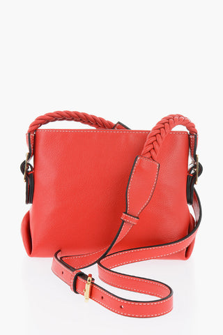 LOVE Faux Leather Crossbody Bag with Braided Details