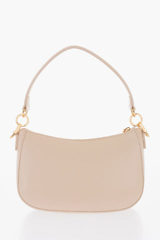  LOVE Faux Leather Bag with Removable Shoulder Strap and Metal Logo Plaque 
