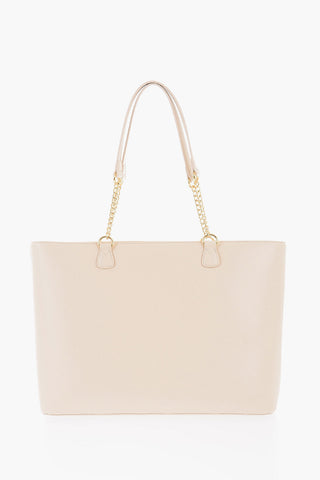 LOVE Tote Bag aus Kunstleder mit goldfarbenen Details