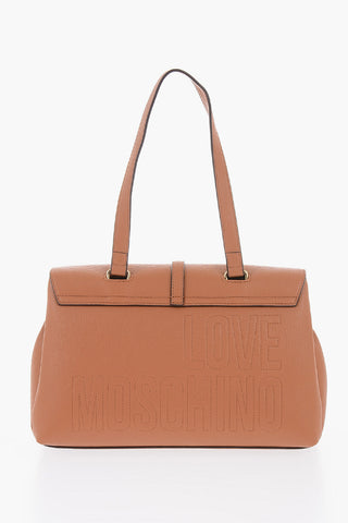 LOVE Faux Leather Bag with Removable Strap