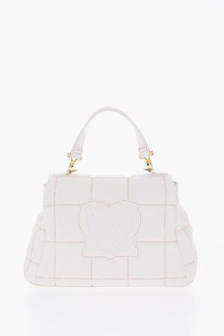  LOVE Quilted Faux Leather Bag with Golden Logo
