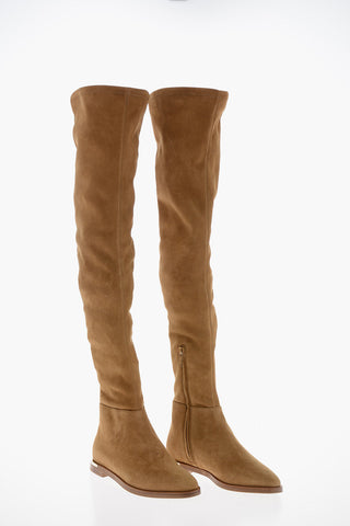 Suede-leather PALINA Over-the-knee Boots