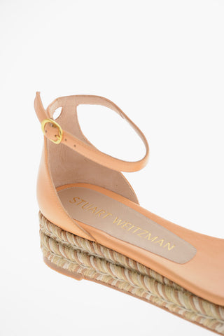 Soft-leather NUDIST CURVES Sandals with Roped Sole