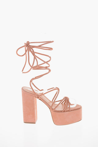Sandali MALENA in Suede con Chiusura alla Schiava