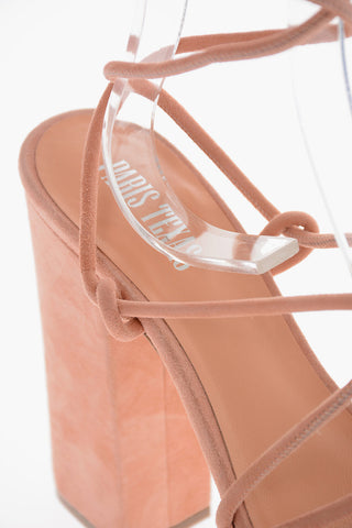 Sandali MALENA in Suede con Chiusura alla Schiava