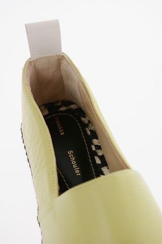 Soft-leather Espadrilles with Bi-colour Roped Sole