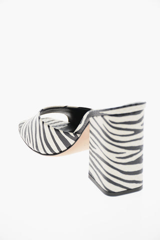 Mules ANJA in Pelle Stampata Effetto Pitonato