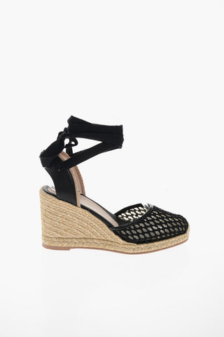 Knit-woven MARGUERITA Wedged Espadrilles