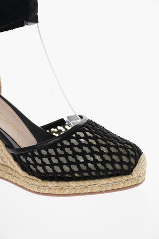Knit-woven MARGUERITA Wedged Espadrilles
