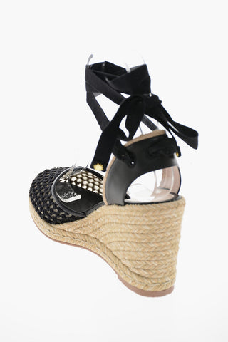 Knit-woven MARGUERITA Wedged Espadrilles