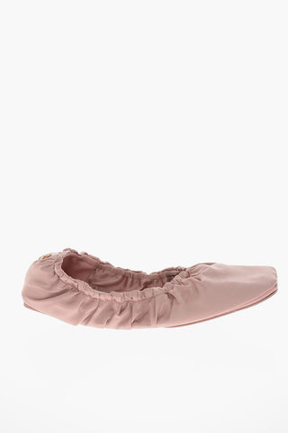 Satin BARDO Ballet Flats with Squared toe