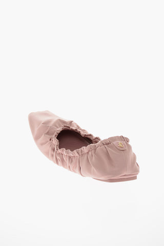 Satin BARDO Ballet Flats with Squared toe