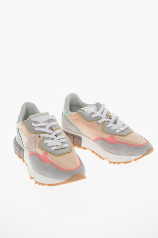 Low-top LA RUE Sneakers with Suede-leather Detailing