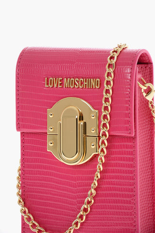 LOVE Crocodile Effect Faux Leather Wallet