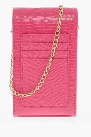 LOVE Crocodile Effect Faux Leather Wallet