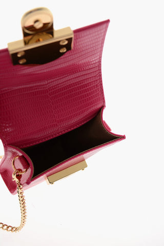 LOVE Crocodile Effect Faux Leather Wallet