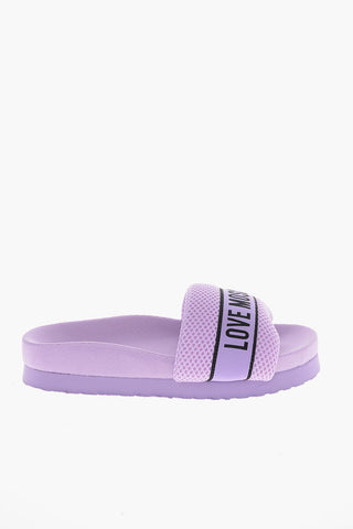 LOVE Fabric Slides with Mesh Details