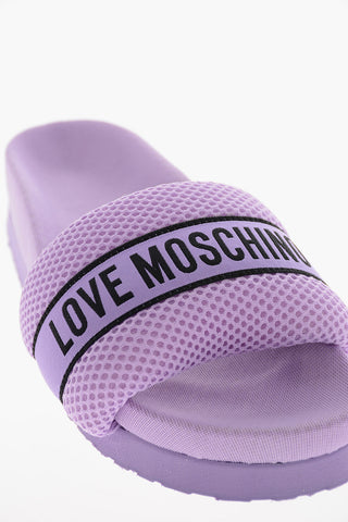 LOVE Fabric Slides with Mesh Details
