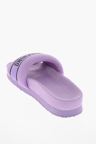LOVE Fabric Slides with Mesh Details