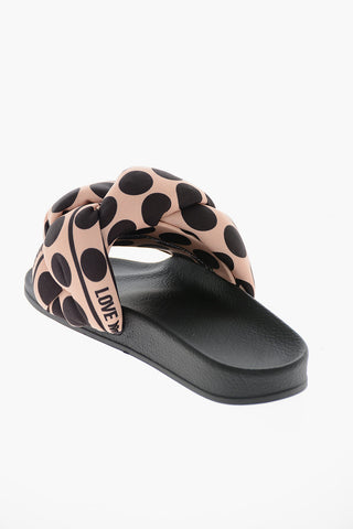 LOVE Ciabatte con Tomaia Effetto Foulard Intrecciato