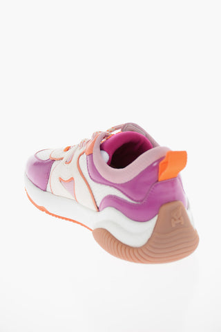 Sneakers Basse con Dettagli in Suede