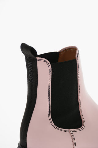 Leather Chelsea Boots with Statement Sole