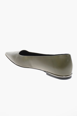 Soft-leather FURLA CODE Pointed-toe Ballet Flats