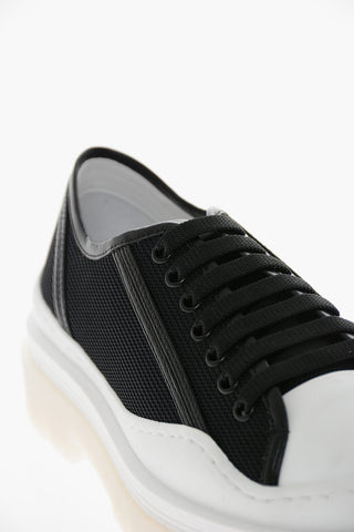 Tech-textile FURLA HYKE Low-top Sneakers with Leather Trimmings