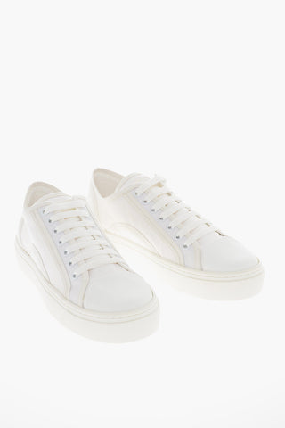 Tech-textile FURLA BINDING Low-top Sneakers with Leather Trimmings