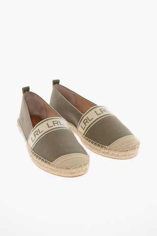 LAUREN Canvas CAYLEE Espadrilles with Logo