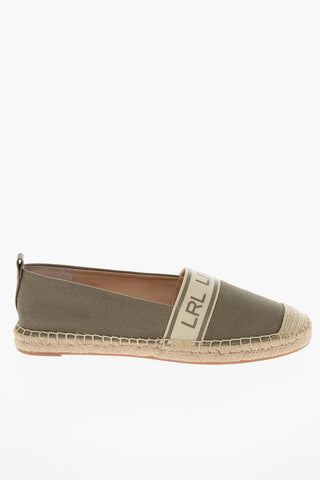 LAUREN Canvas CAYLEE Espadrilles with Logo
