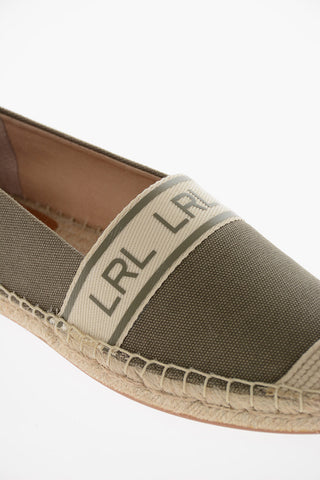 LAUREN Canvas CAYLEE Espadrilles with Logo