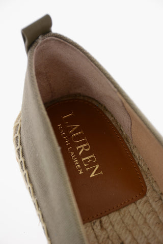 LAUREN Canvas CAYLEE Espadrilles with Logo