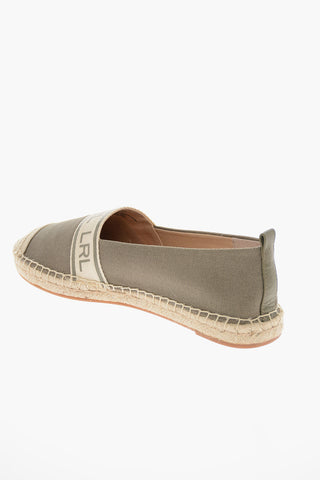 LAUREN Canvas CAYLEE Espadrilles with Logo