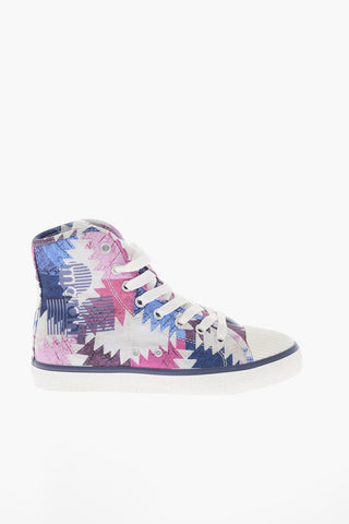 Canvas BENKEEN High-top Sneakers with Logo