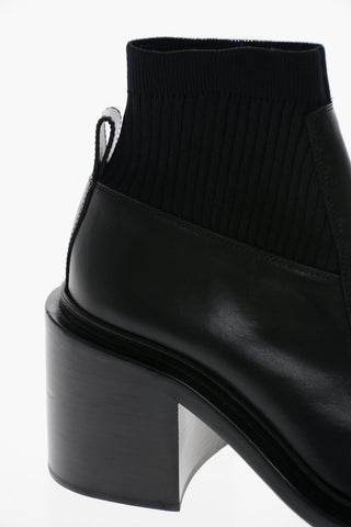 Leather Fabric TAC Ankle Boots