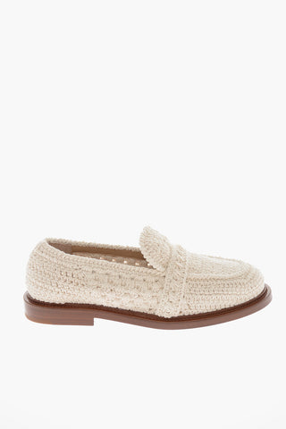 Cotton-crochet KALYA Loafers