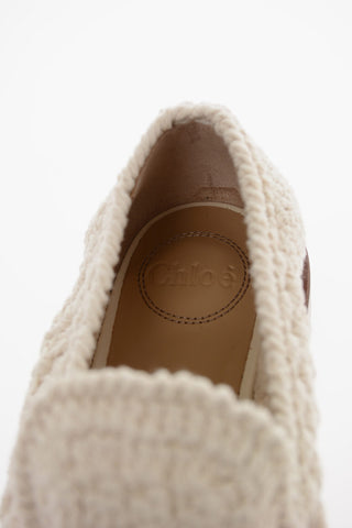 Cotton-crochet KALYA Loafers