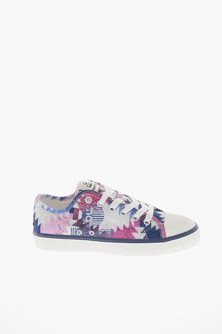 Canvas BINKOO Low-top Sneakers with Debossed Logo